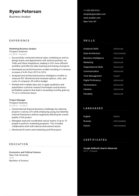 Free Resume Template #17